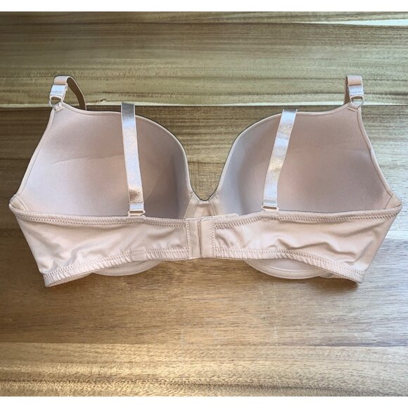 Maidenform Beige Adjustable Straps Convert To Criss-Cross Push Up Bra 40DD - Picture 3 of 12